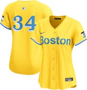 Nike Women's Nike David Ortiz Gold Boston Red Sox City Connect Limited Jersey