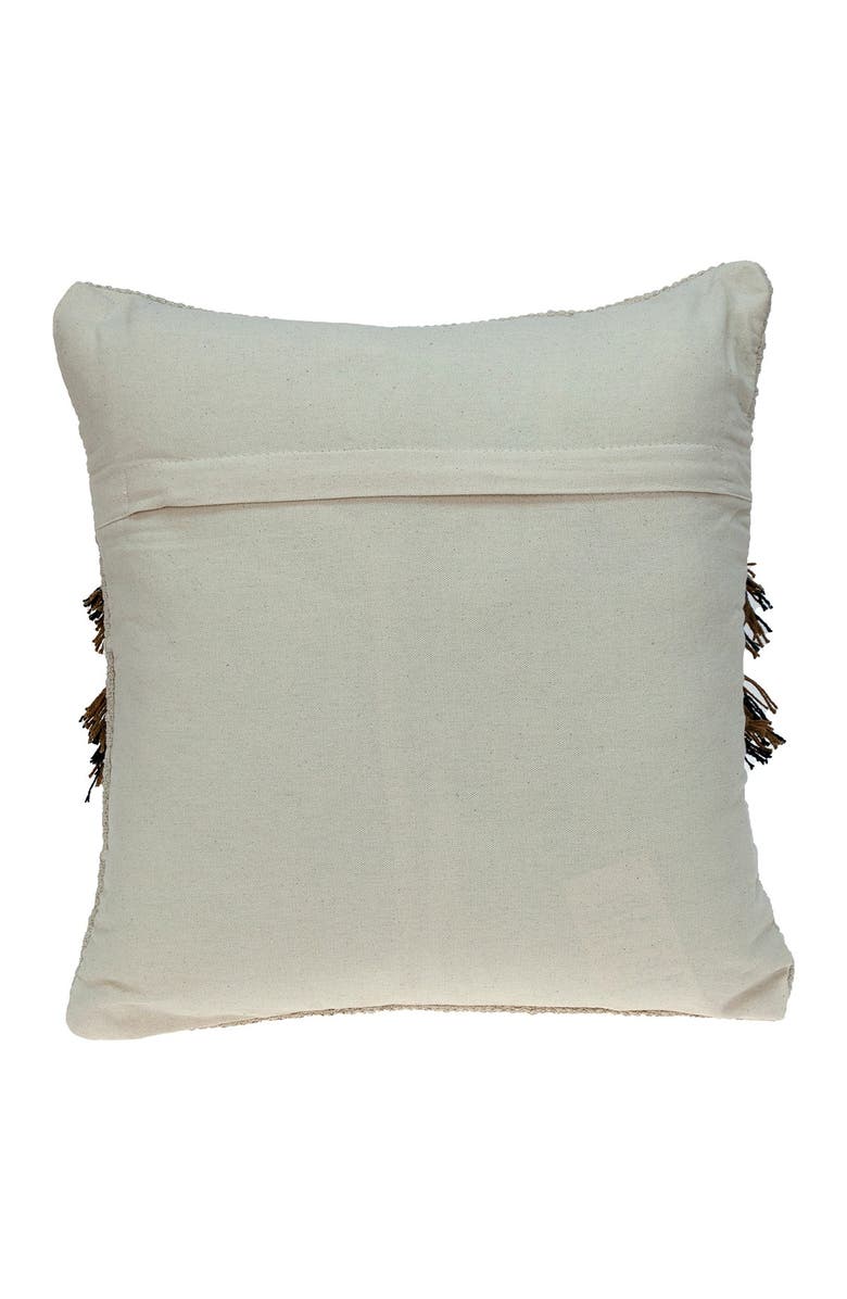PARKLAND COLLECTION Jace Transitional Beige Throw Pillow, Alternate, color, Beige