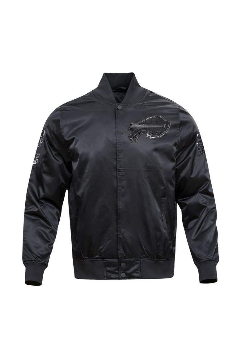 Men's Pro Standard Josh Allen Black Buffalo Bills Player Full-Snap Jacket, Alternate, color, Black