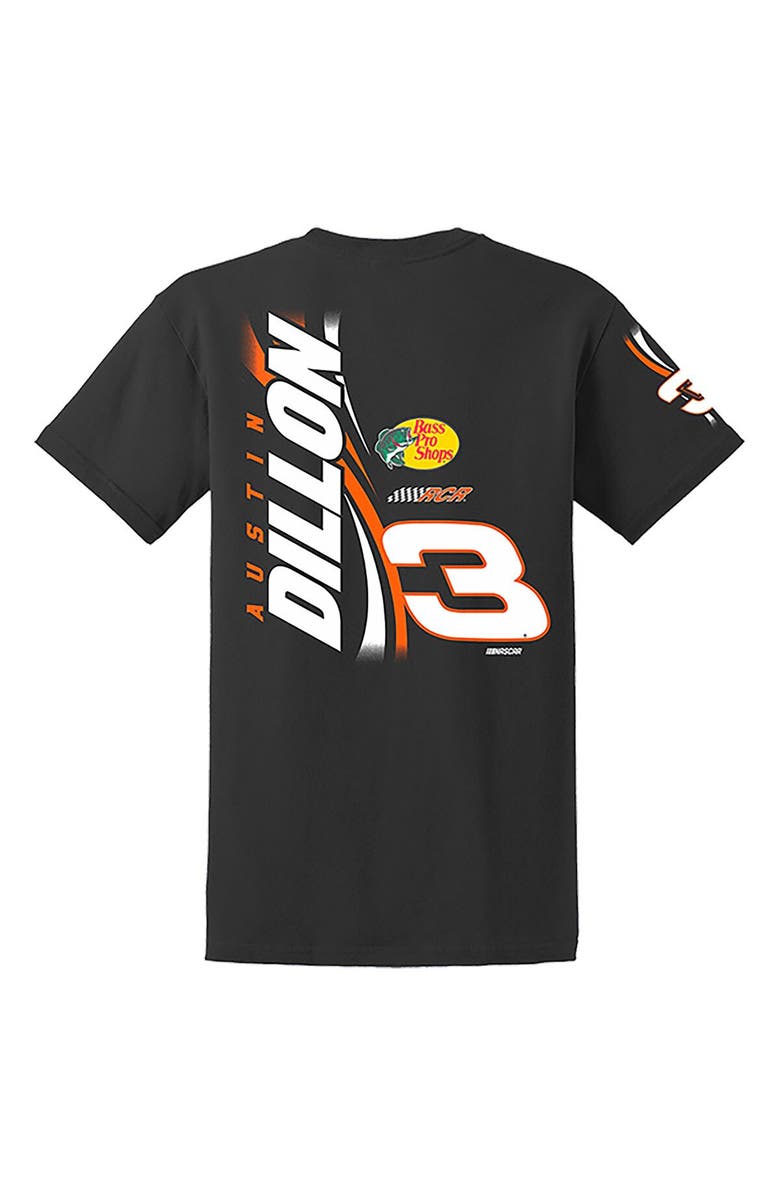 HENDRICK MOTORSPORTS TEAM COLLECTION Youth Hendrick Motorsports Team Collection Black Austin Dillon 2023 #3 Bass Pro Shops Name & Number T-Shirt, Alternate, color,