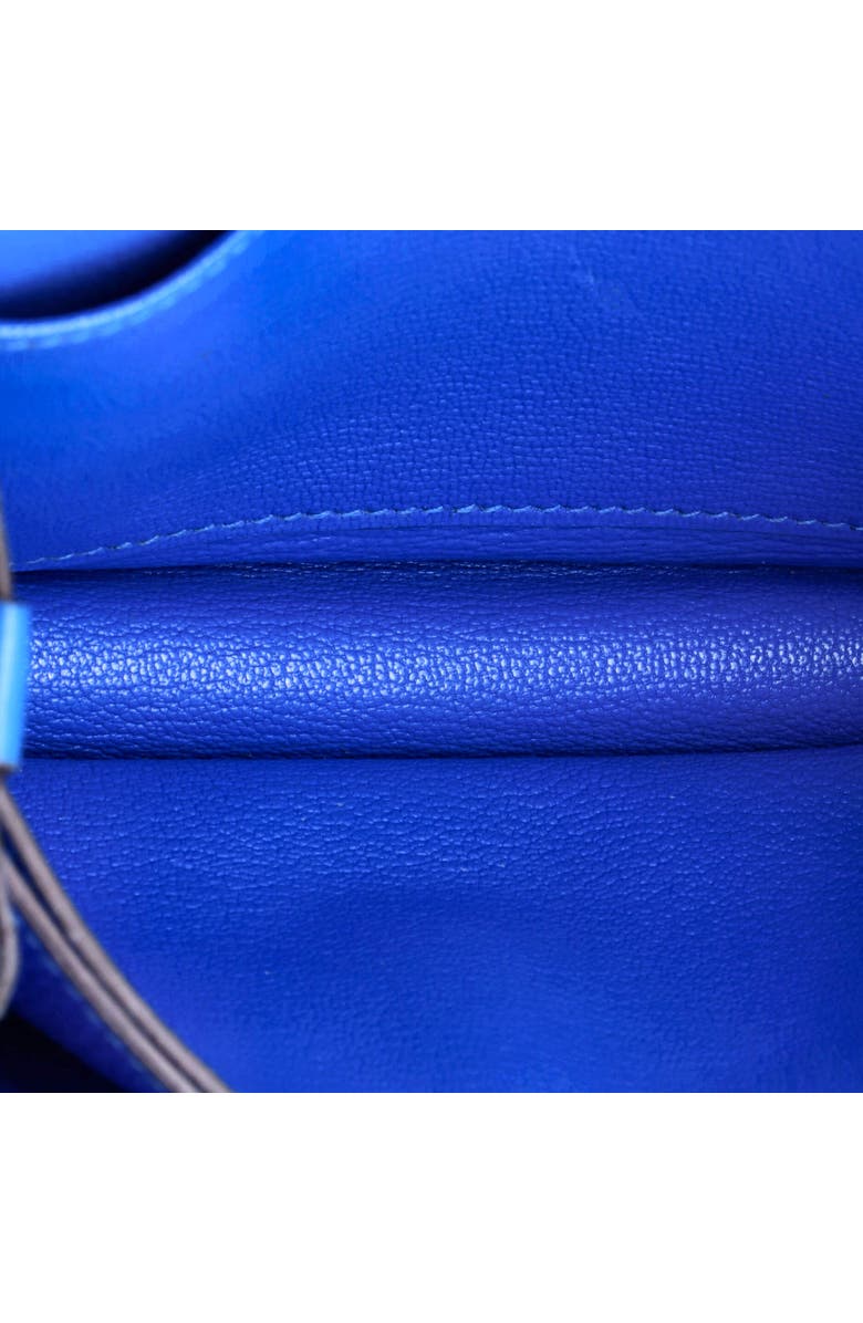 Pre-Owned Hermes Roulis Bag Evercolor 18, Alternate, color, Bleu Zanzibar