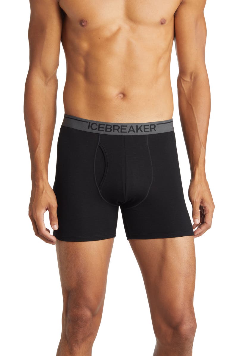 Icebreaker Anatomica Merino Wool Blend Boxer Briefs, Main, color, 