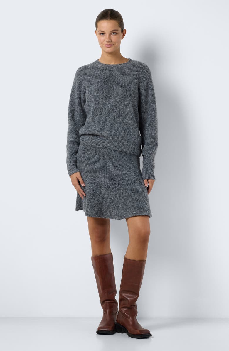 Noisy may Nola Rib Crewneck Sweater, Alternate, color,