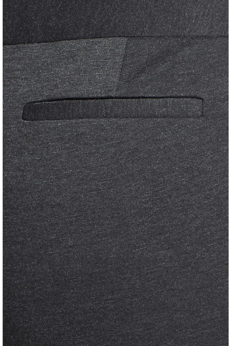Stretch Trousers, Alternate, color, DARK HEATHER GREY