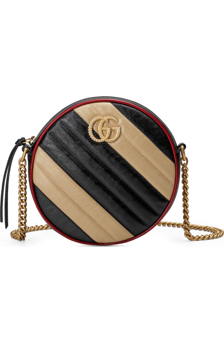 Gucci Mini GG Marmont 2.0 Matelassé Leather Shoulder Bag, Main, color,