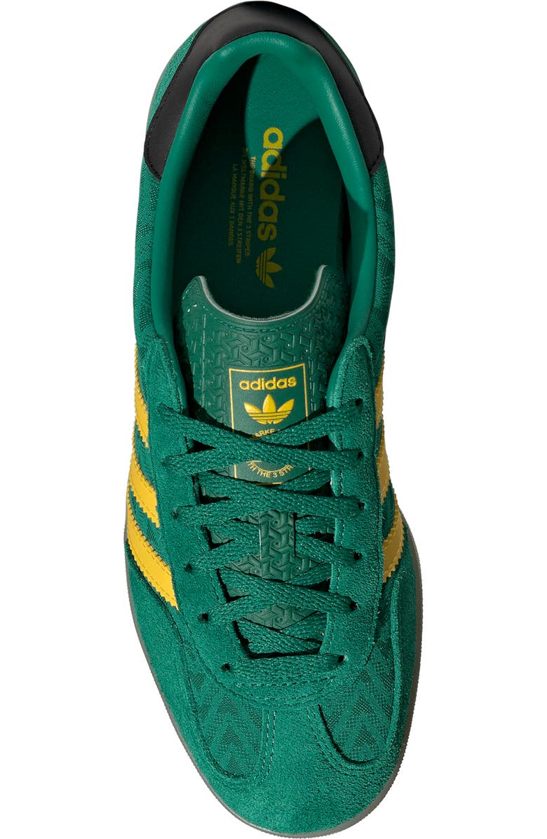 adidas Gazelle Indoor Sneaker, Alternate, color, Bold Green/ Eqt Yellow/ Gum 3