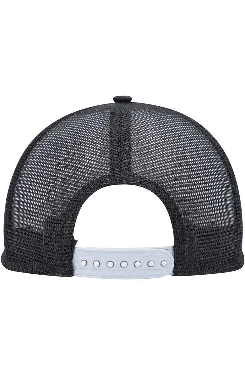 New Era Men's New Era Black Green Bay Packers Illumination Golfer Snapback Trucker Hat, Alternate, color,