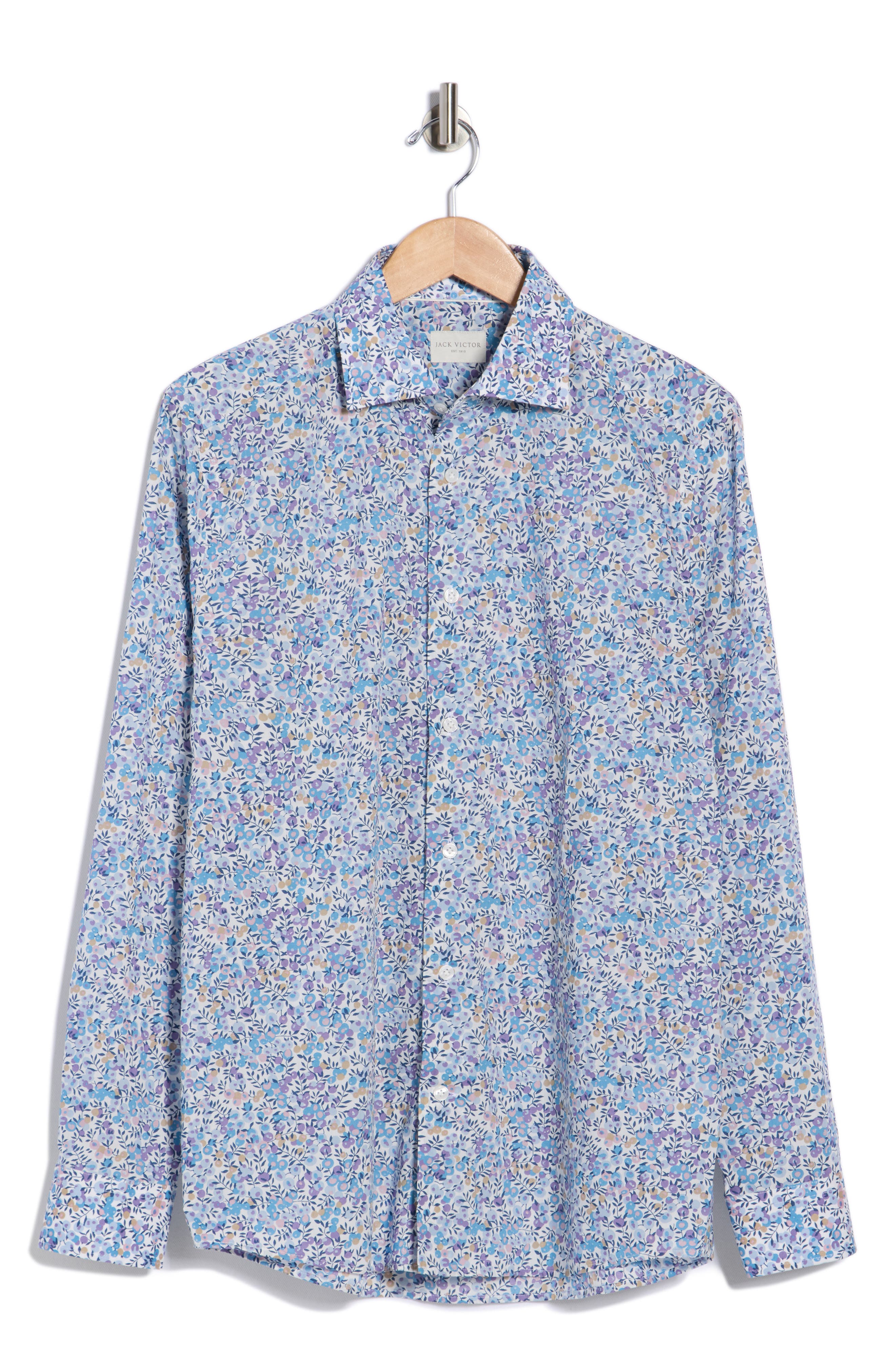 Jack Victor Dunsmuir Long Sleeve Woven Shirt