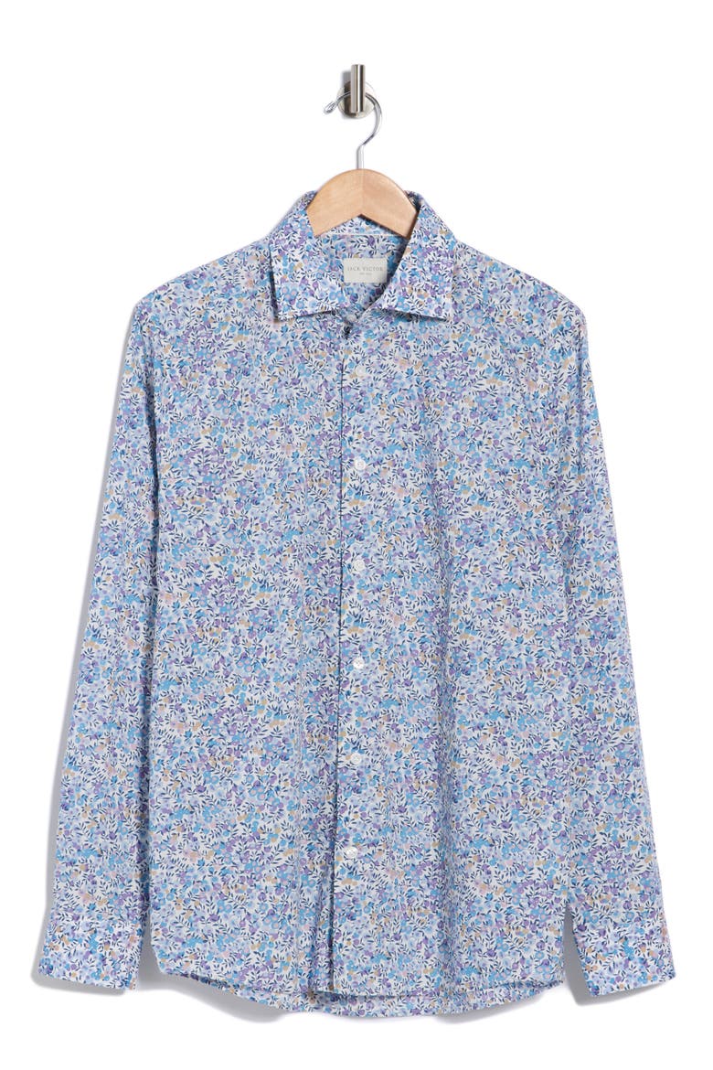 Dunsmuir Long Sleeve Woven Shirt, Alternate, color, LAVENDER