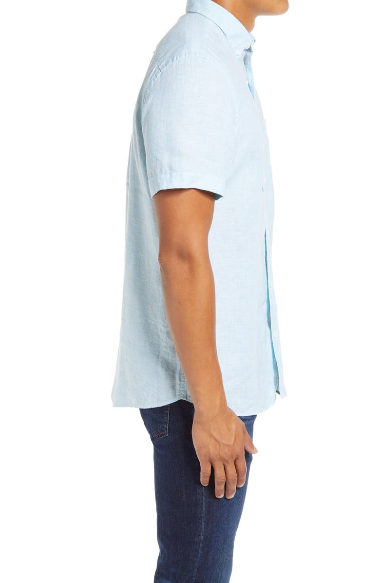 1901 Linen Slim Fit Shirt, Alternate, color,