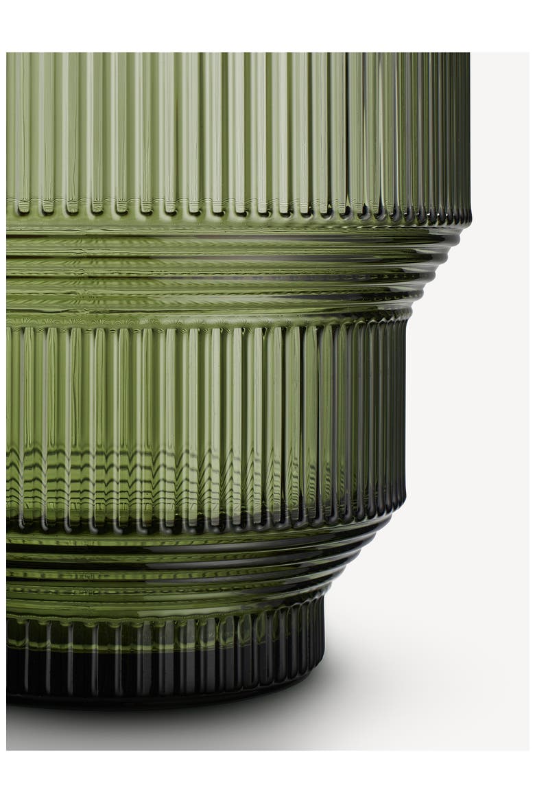 Large Pavilion Crystal Vase, Alternate, color, GREEN