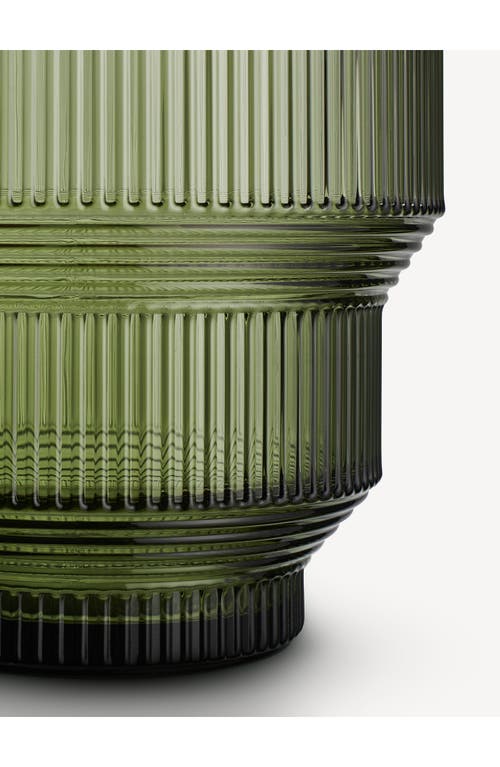 Kosta Boda Pavilion Vase, Green, Large In Green
