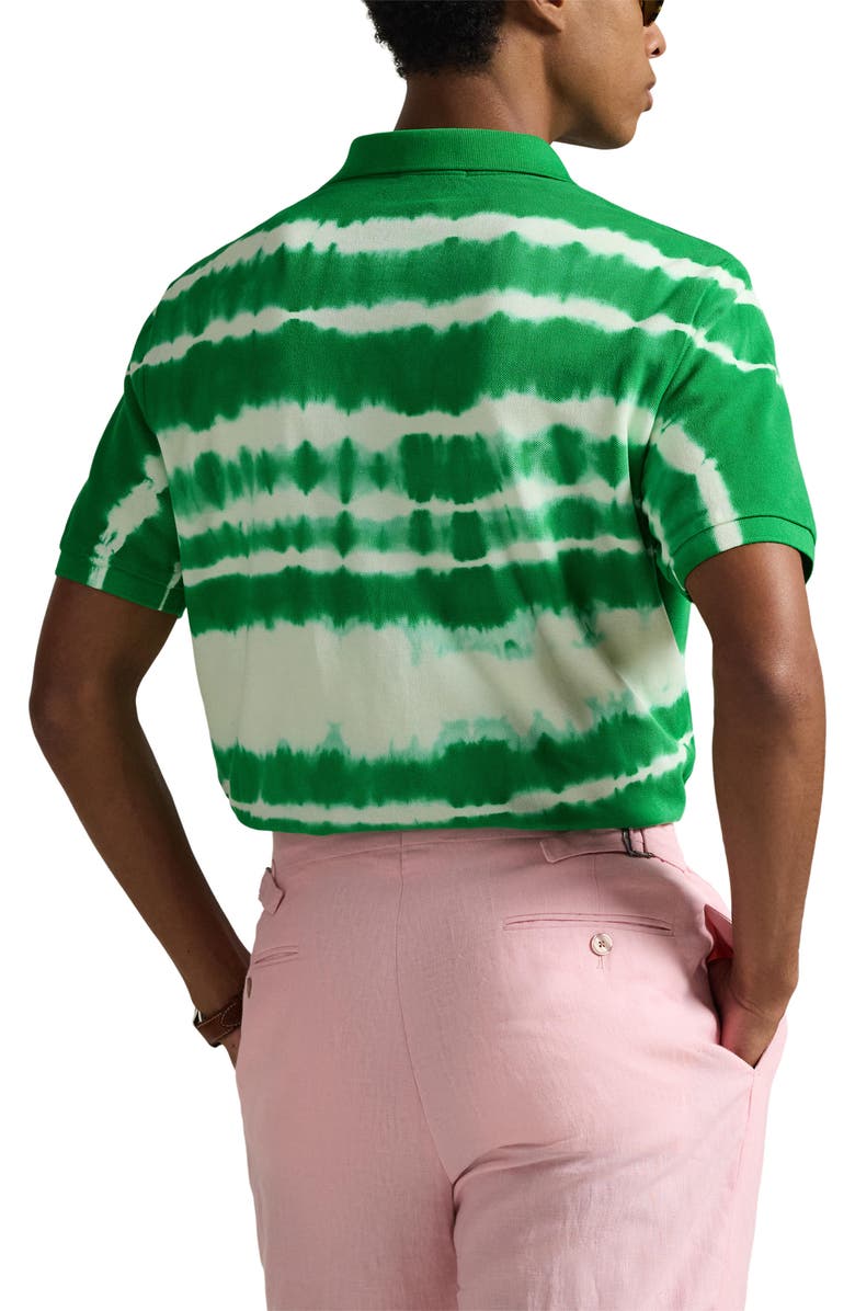 Polo Ralph Lauren Classic Fit Tie Dye Cotton Piqué Polo, Alternate, color, Stem Multi
