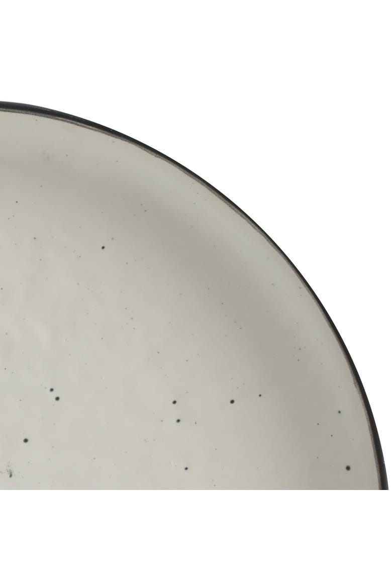 Rhinebeck 16-Piece Double Bowl Dinnerware Set, Alternate, color, White/Black