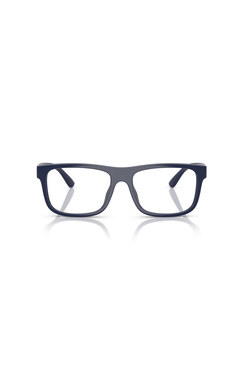 56mm Rectangle optical glasses, Alternate, color, Blue