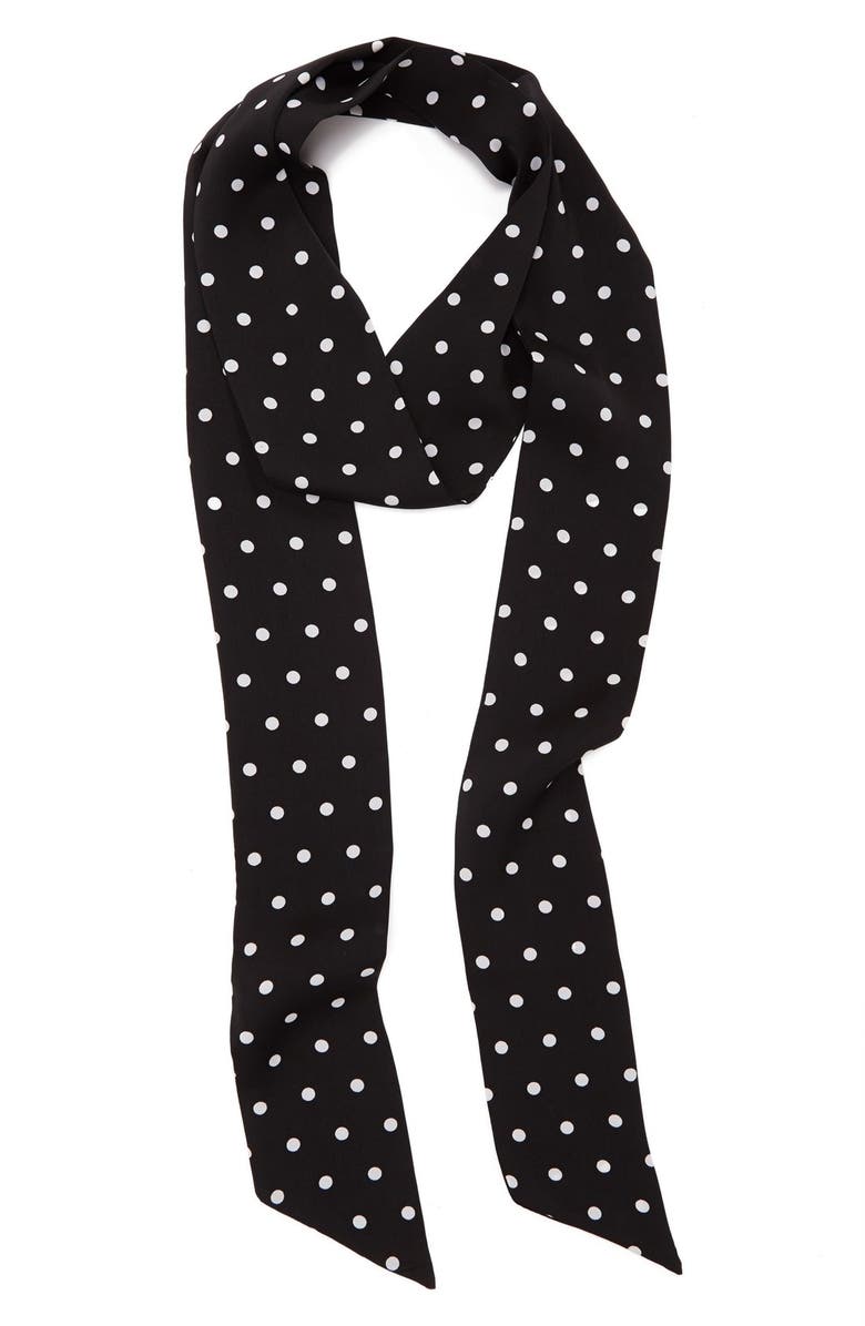 Collection XIIX 'Dot to Dot' Skinny Scarf, Main, color,