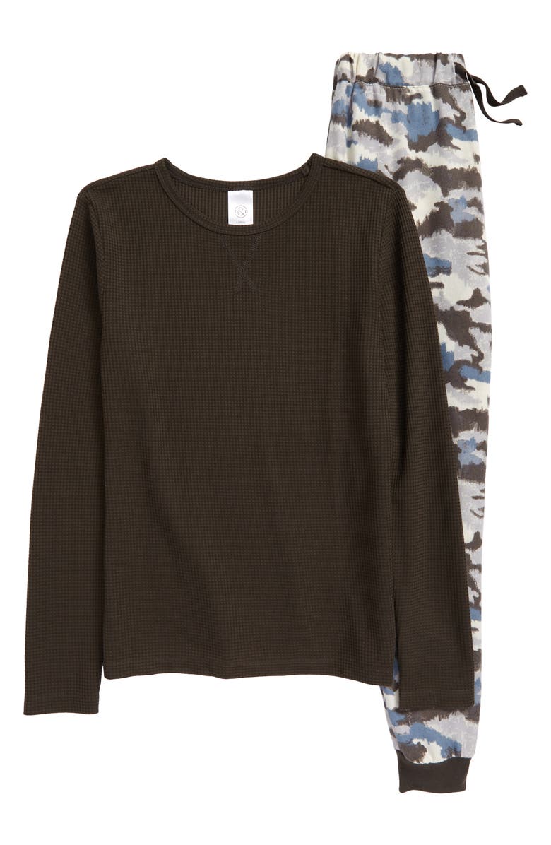 Treasure & Bond Kids' Two-Piece Jogger Pajamas, Main, color, 