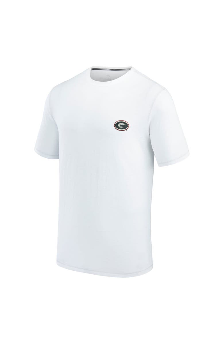 Tommy Bahama Men's Tommy Bahama White Georgia Bulldogs Sport Bali Beach T-Shirt, Alternate, color,
