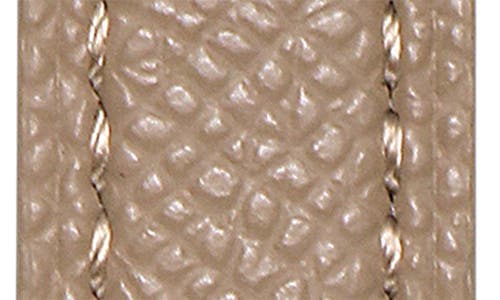 The Posh Tech Cleo Skinny Leather Apple Watch® Watchband In Tan