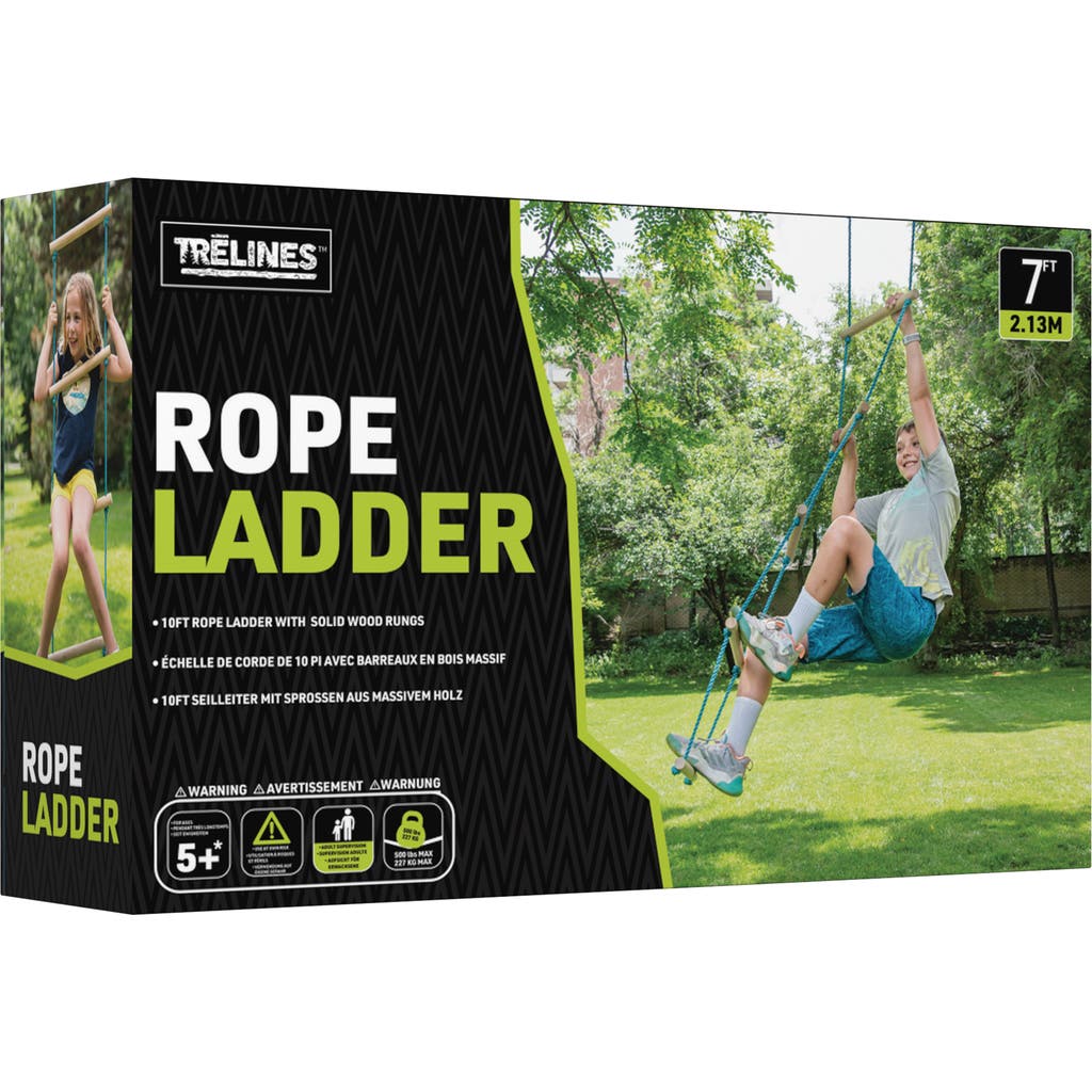 Trelines Climbing Rope Ladder 7Ft in Multicolored  product
