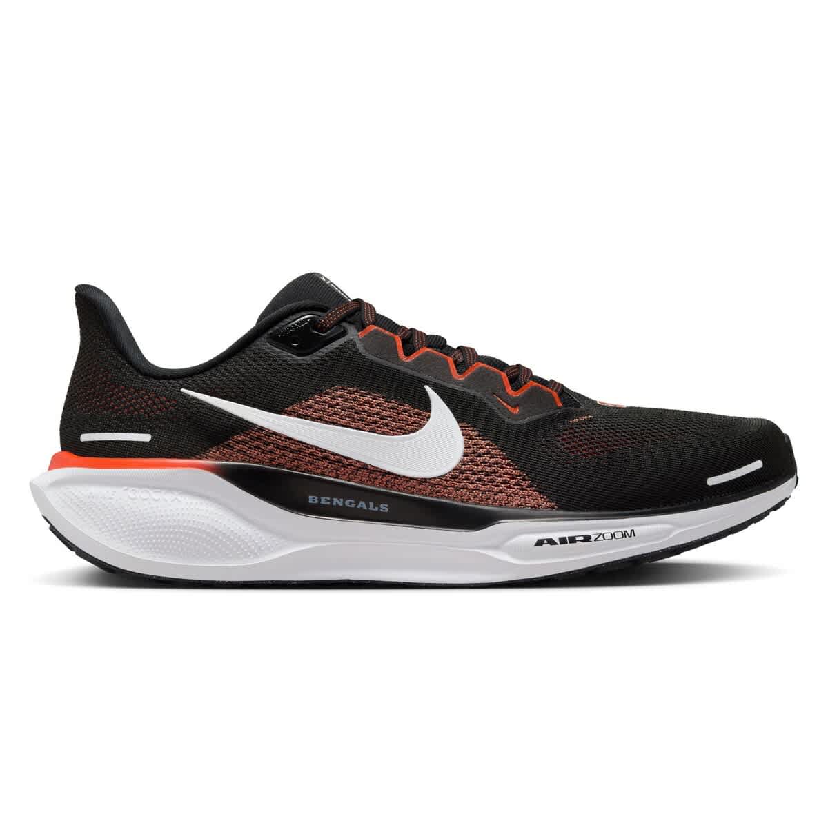 Nike Unisex Nike Black Cincinnati Bengals Zoom Pegasus 41 Running Shoes, Alternate, color, Black