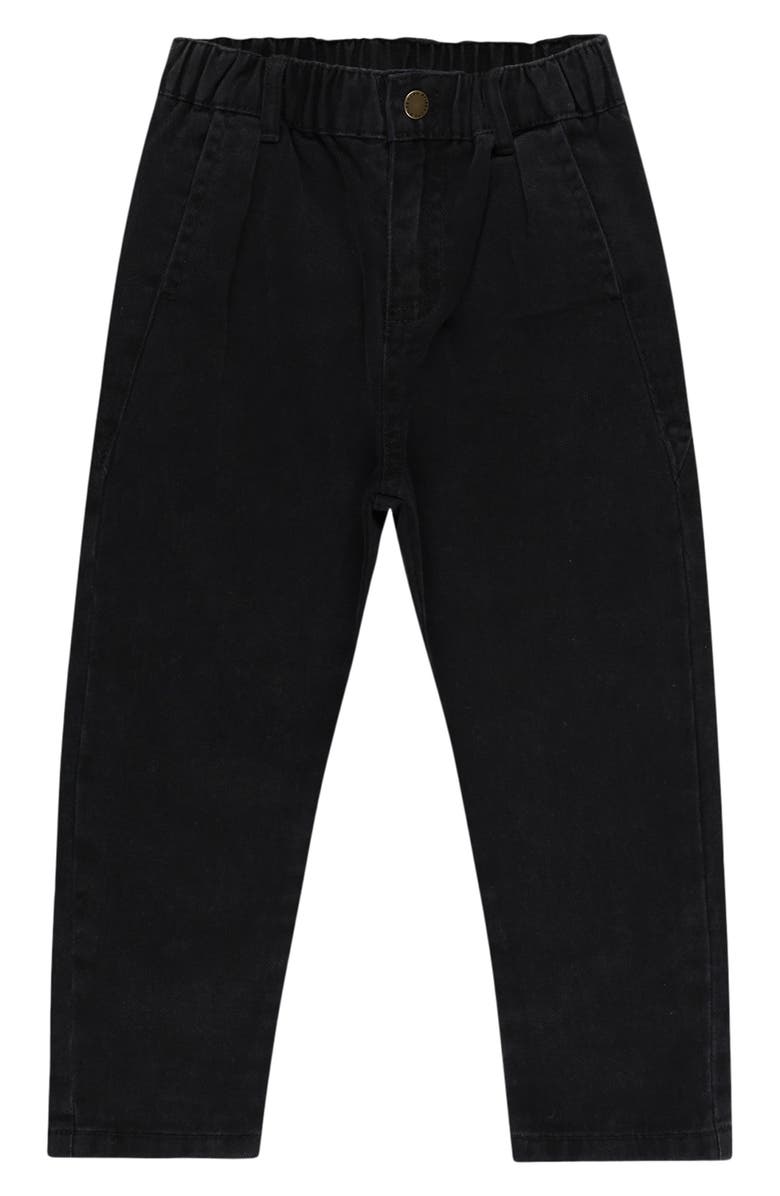 Rylee + Cru Zander Pants, Main, color, Washed Black