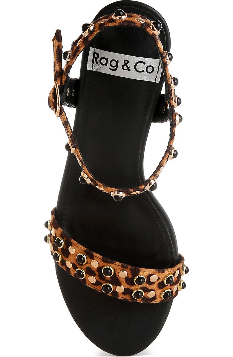 Rag & Co Laro Embellished Sandal, Alternate, color,