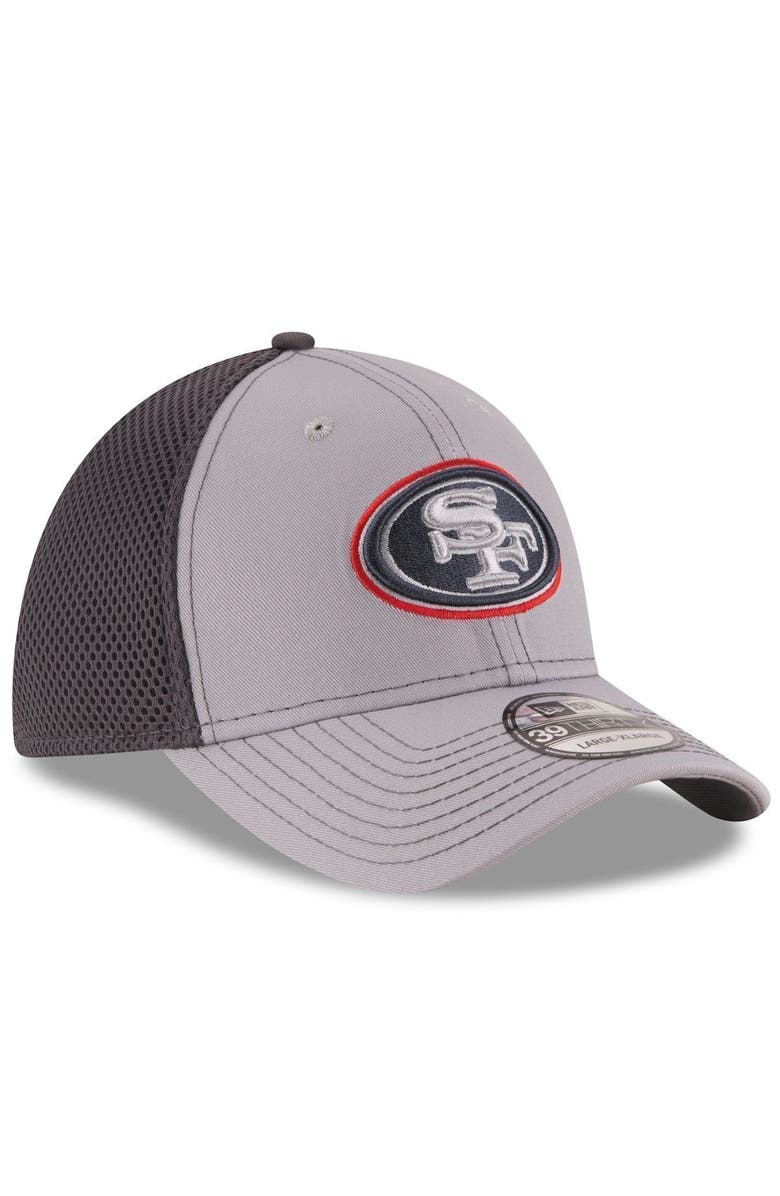 New Era Men's New Era Gray/Graphite San Francisco 49ers Grayed Out Neo 2 39THIRTY Flex Hat, Alternate, color, Gray