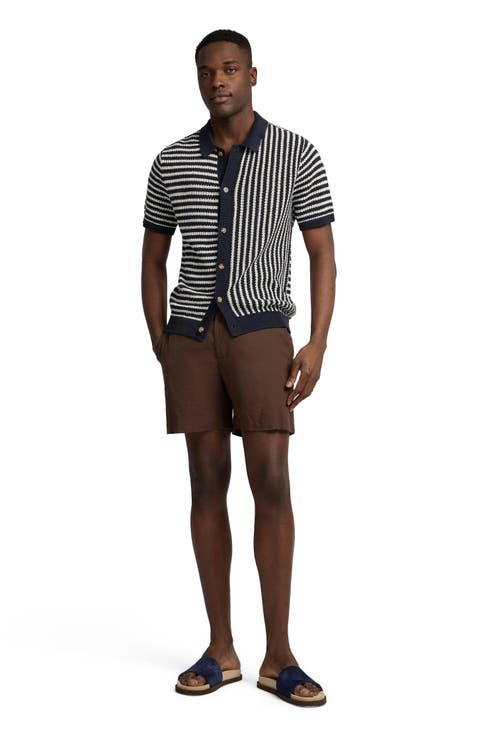 Stretch Linen 6" Short