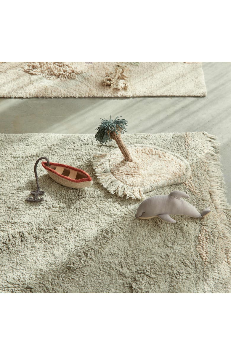 Lorena Canals Washable Play Rug Waves, Alternate, color, Multicolor