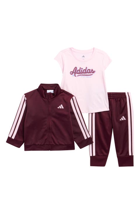 Logo T-Shirt, Tricot Jacket & Joggers Set (Baby)
