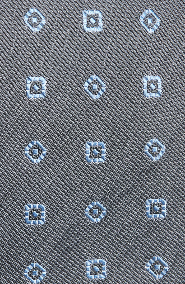 Duchamp Geometric Silk Tie, Alternate, color, Grey