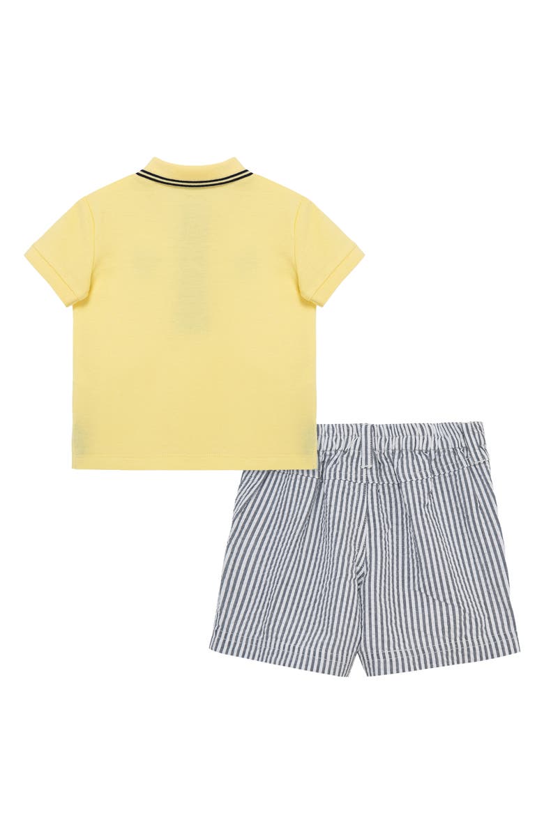 Little Me Tennis Polo & Shorts Set, Alternate, color, Yellow