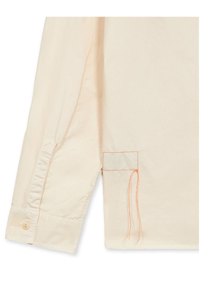 Workt Cotton Shirt, Alternate, color, OFF WHITE