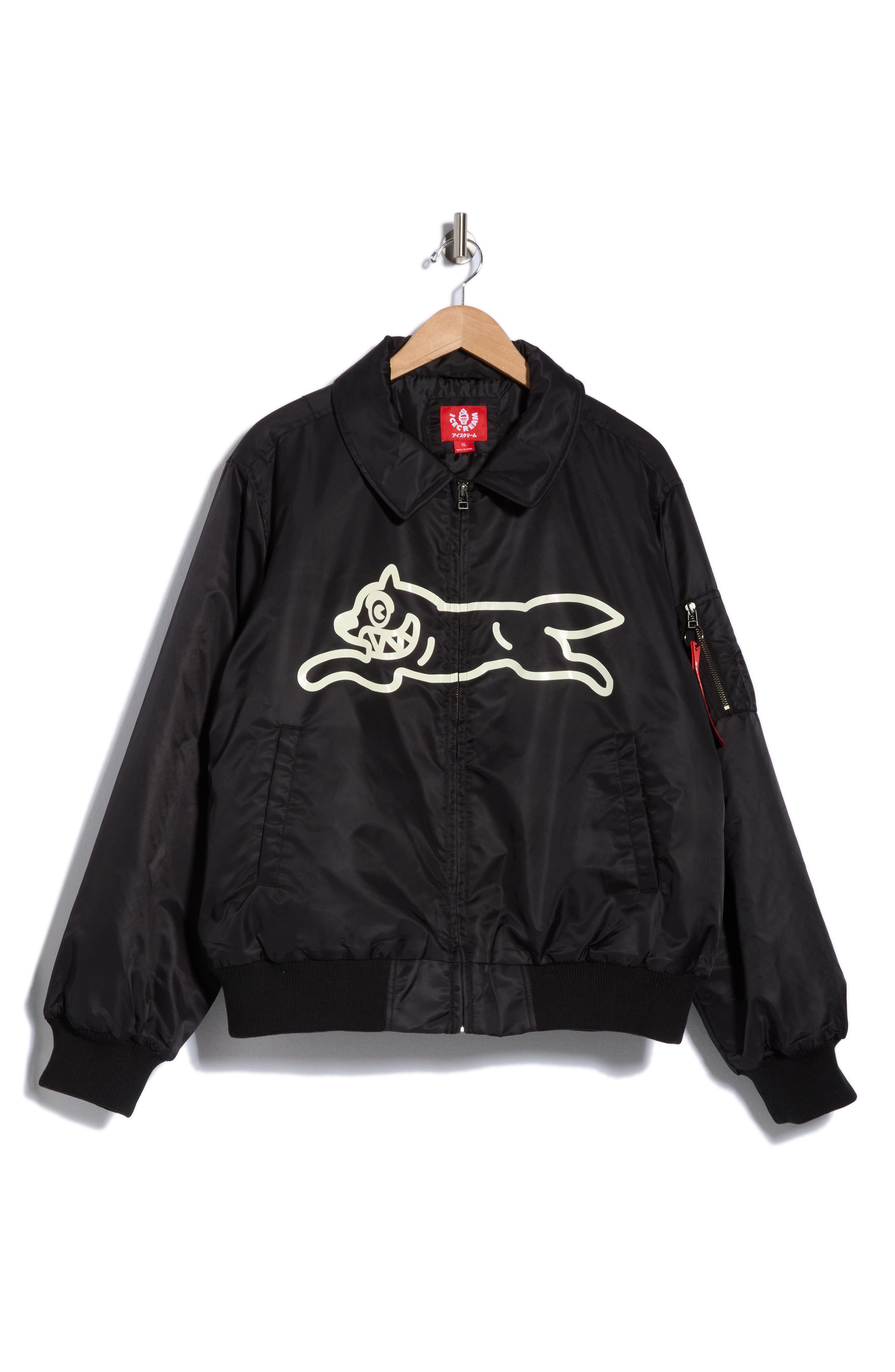 Logo Nylon Flight Jacket