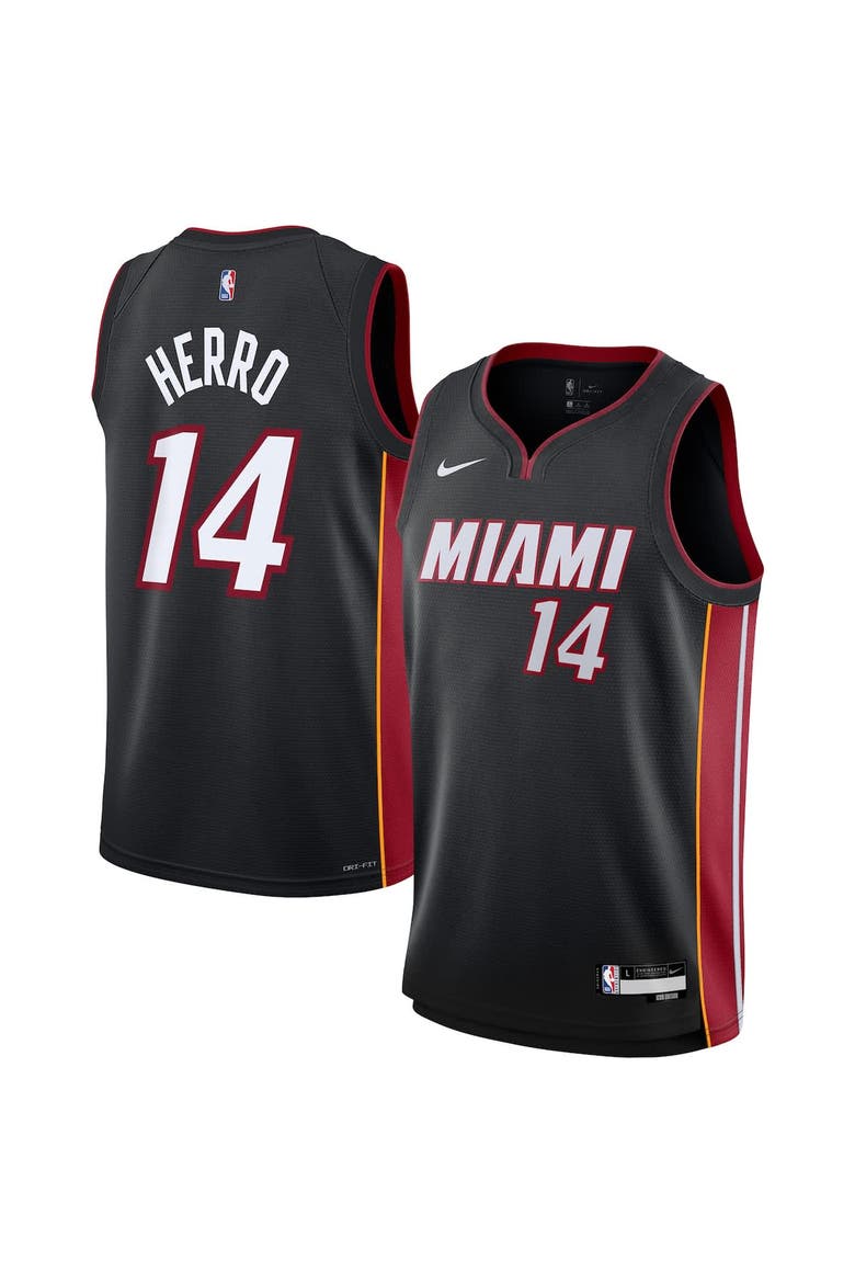 Youth Nike Tyler Herro Black Miami Heat Swingman Jersey - Icon Edition, Main, color, Black