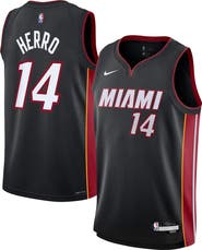 Nike Youth Nike Tyler Herro Black Miami Heat Swingman Jersey - Icon Edition