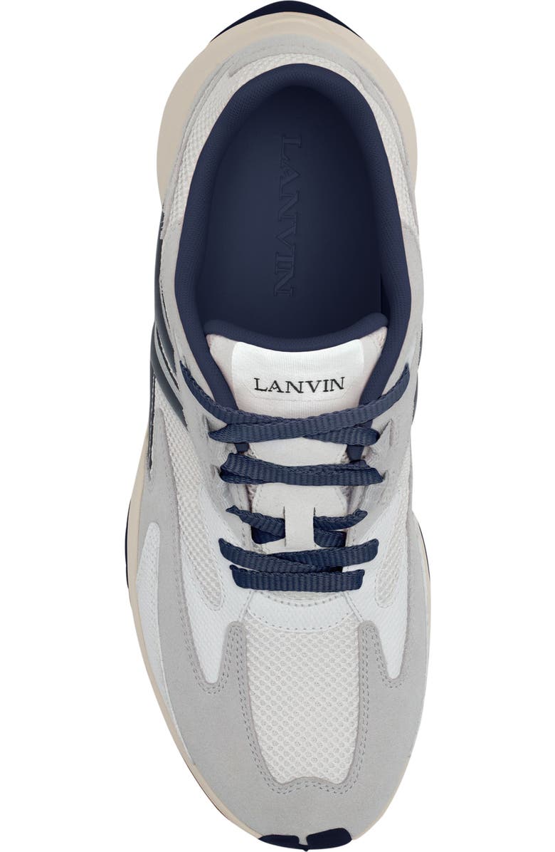 Lanvin JLA Mesh Sneakers, Alternate, color, Navy Blue/Grey