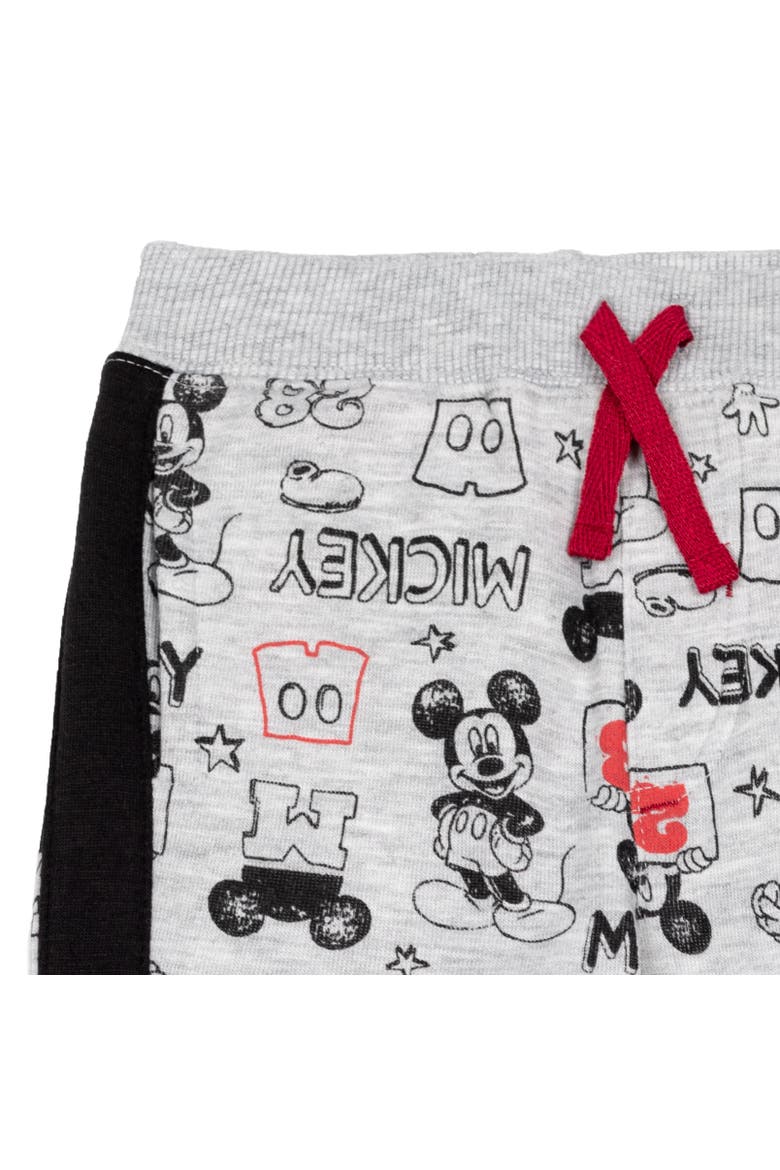 Pixar Fleece Jogger Pants 2-Pack, Alternate, color, Mickey Heather Grey