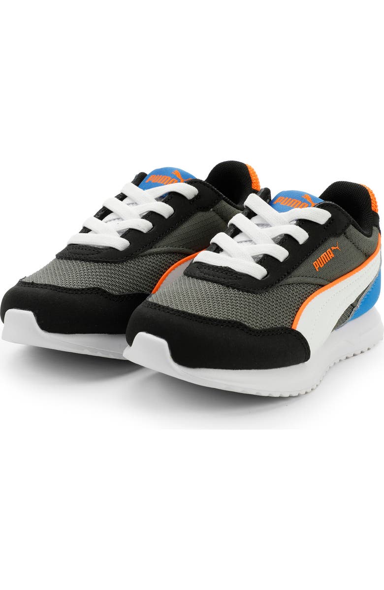 PUMA Kids' R78 Gravity Sneaker, Main, color, Mineral Gray/ White/ Orange