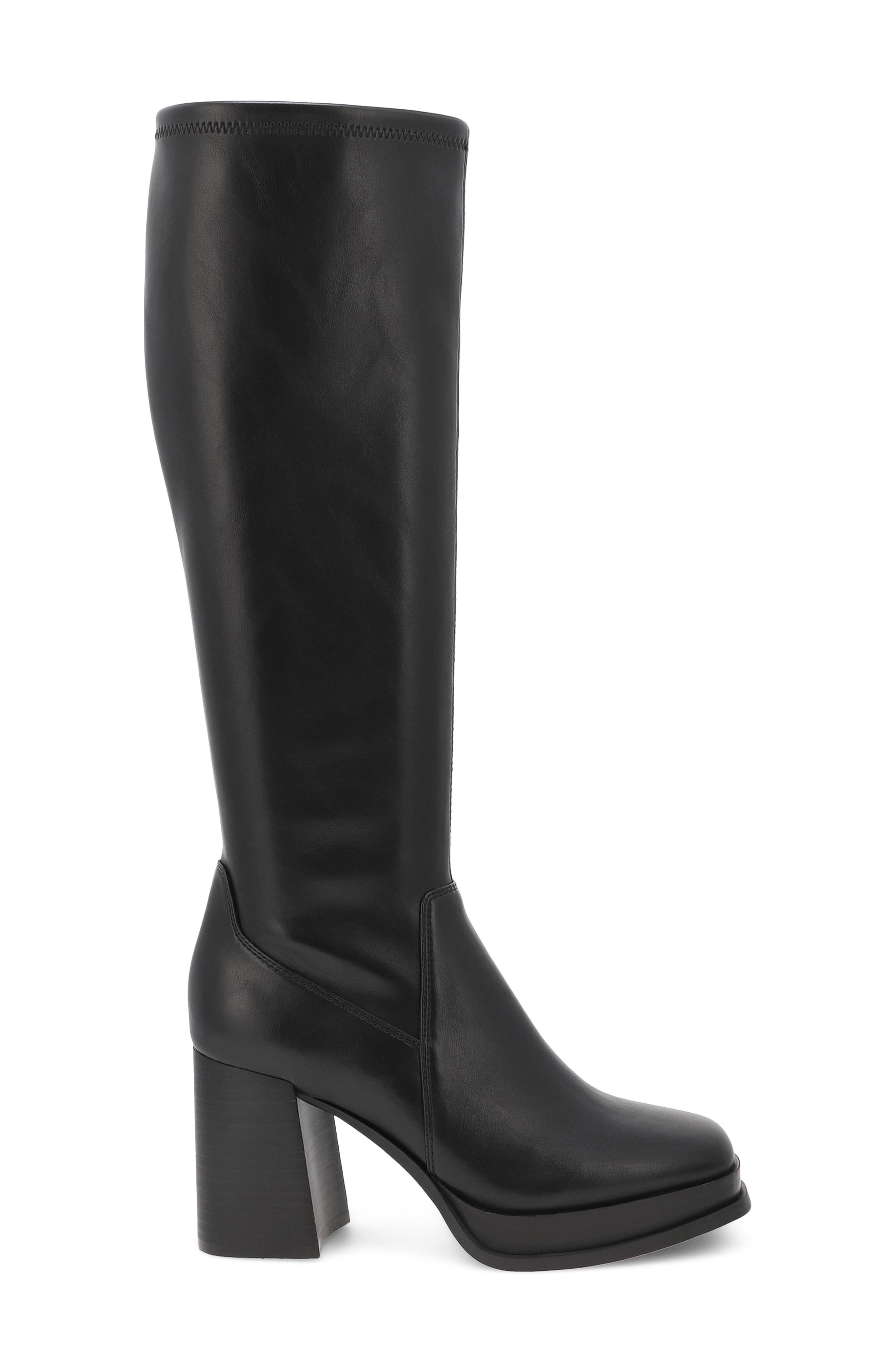 Morina Knee High Boot, Alternate, color, BLACK