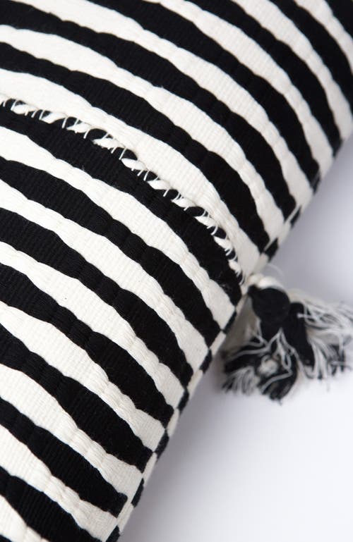 ARCHIVE NEW YORK ARCHIVE NEW YORK ANTIGUA CLASSIC STRIPED HANDWOVEN COTTON THROW PILLOW