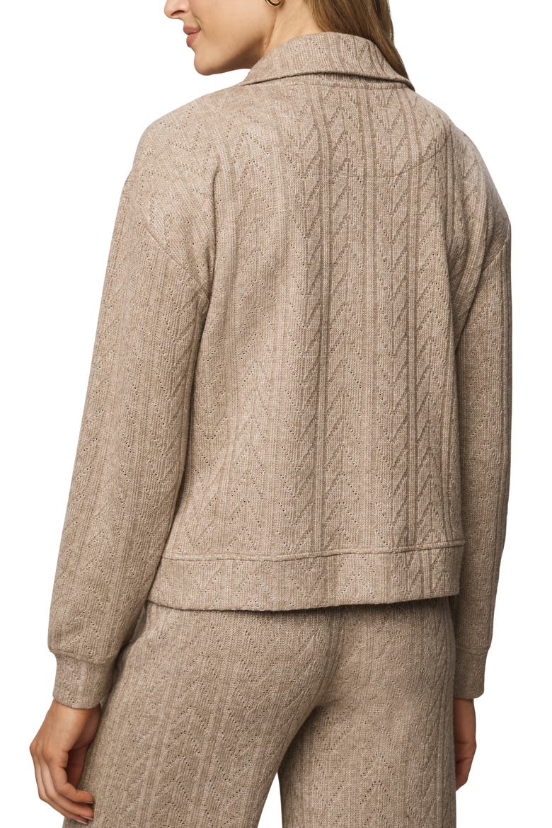 Sweatersoft Quarter Zip Pullover, Alternate, color, LIGHT CEDAR HTR