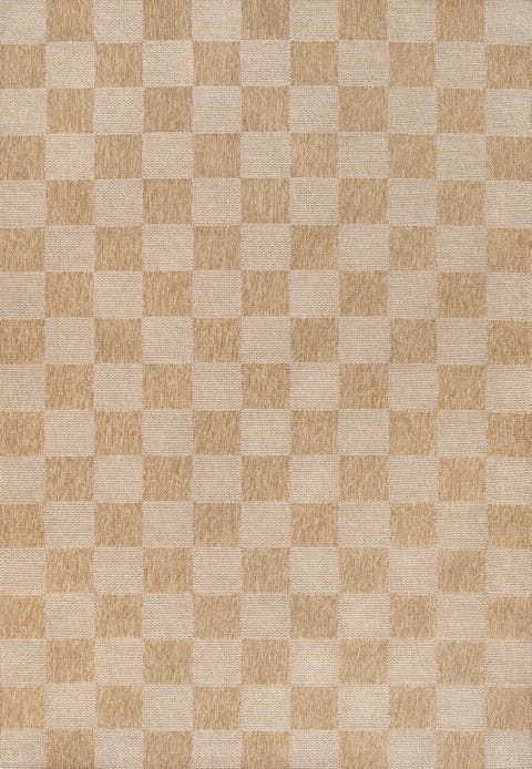 Mason Easy Jute Geometric Boho Checker Weave Indoor/Outdoor Area Rug