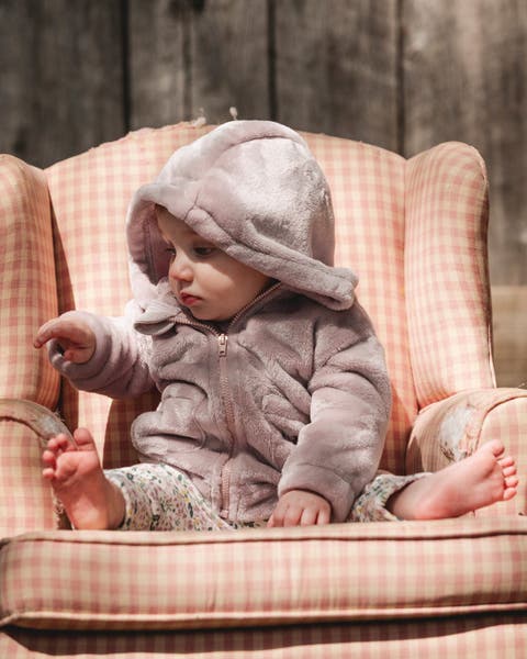 Hooded Zip Plush Jacket (Baby)