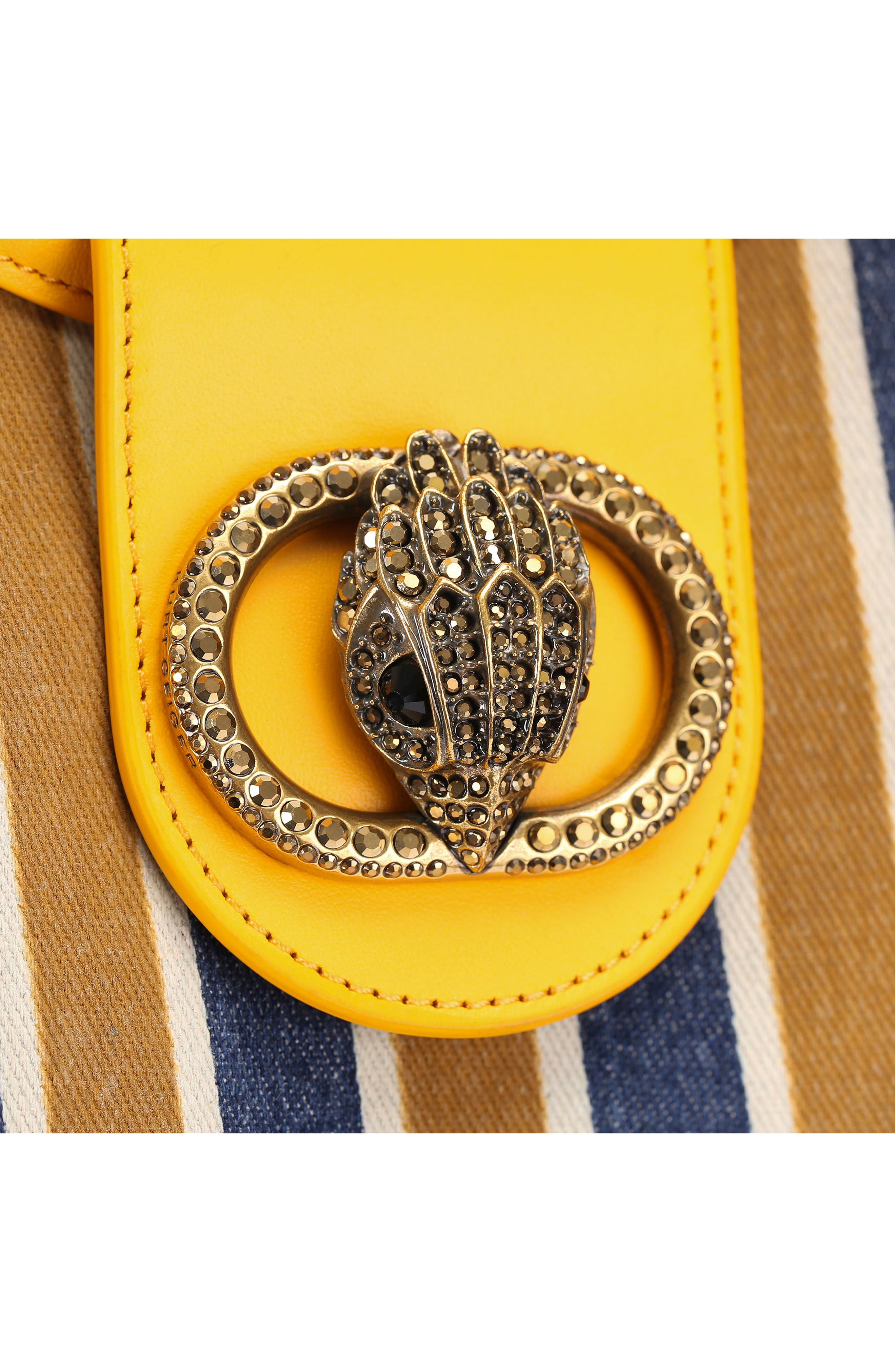 Kurt Geiger London Large Chelsea Stripe Tote Bag, Alternate, color, Open Blue