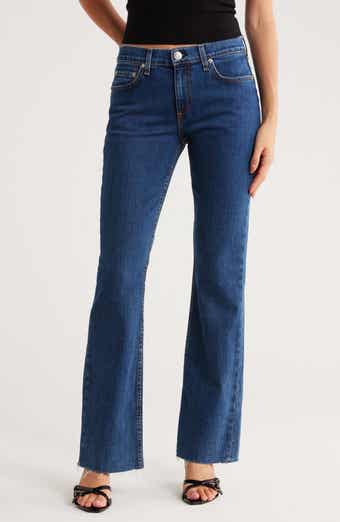 Peyton Raw Hem Bootcut Jeans