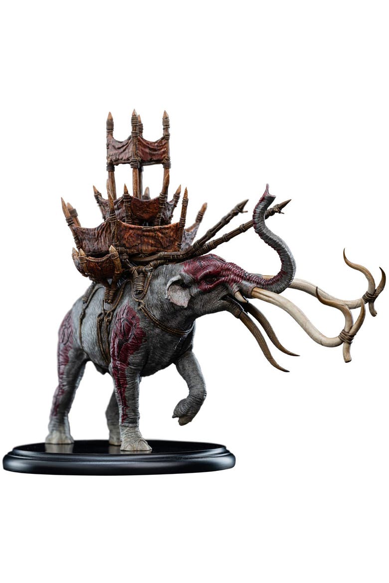 Lotr - Mumak In Battle Miniature Statue, Main, color, Multicolor