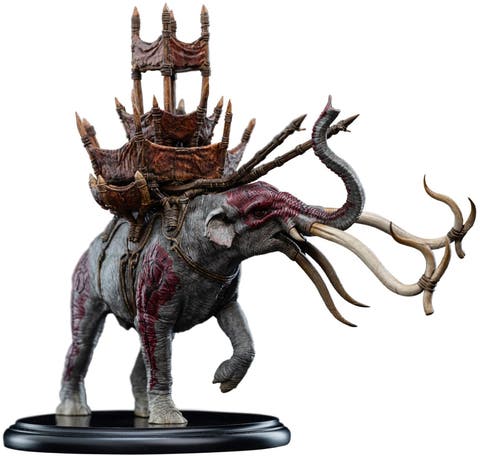 Lotr - Mumak In Battle Miniature Statue