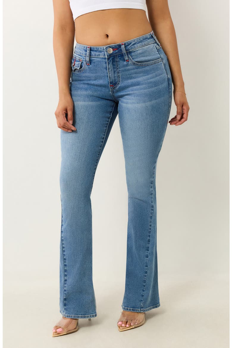 Joey Flap Pocket Flare Leg Jeans, Alternate, color, MEDIUM FRESH WASH